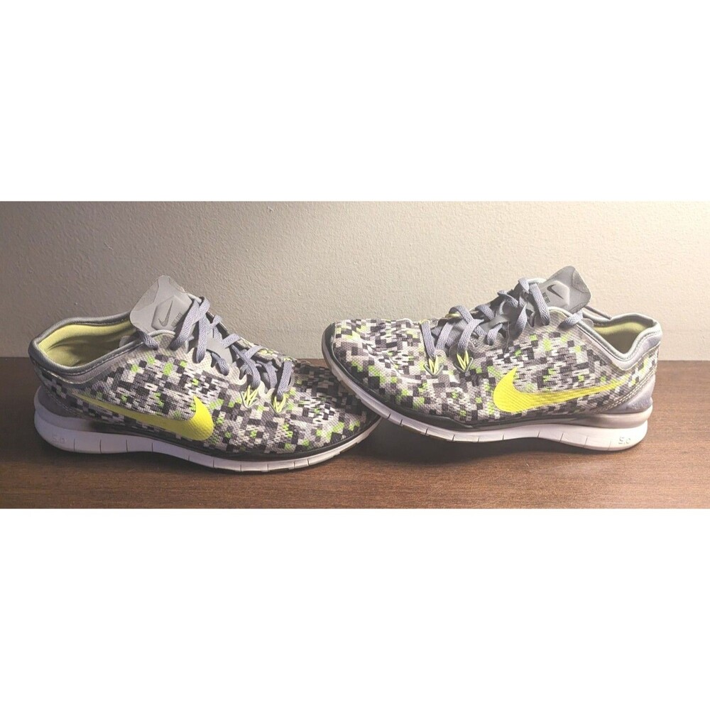 Nike Womens Free 5.0 TR Volt Workout Training Sneaker Shoes US 7